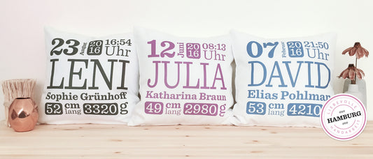 Baby-Kissen in neuer Farbe