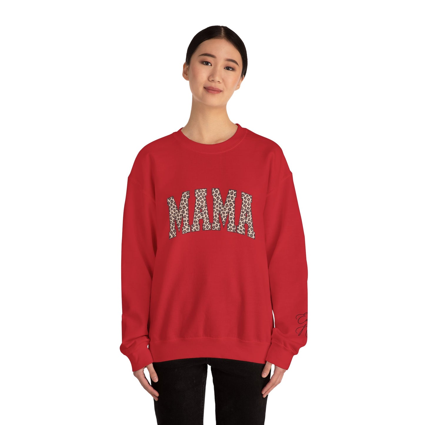 Mama Leopard Print Sweatshirt