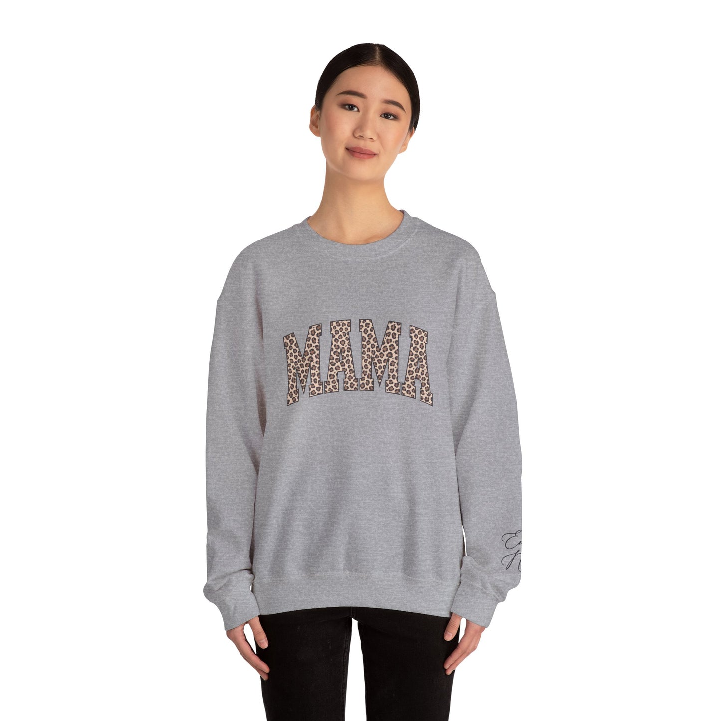 Mama Leopard Print Sweatshirt
