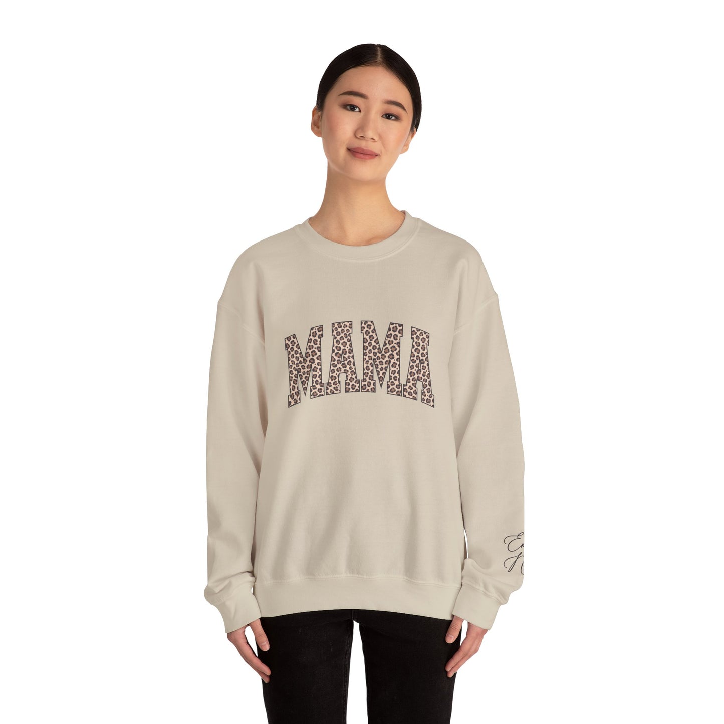 Mama Leopard Print Sweatshirt
