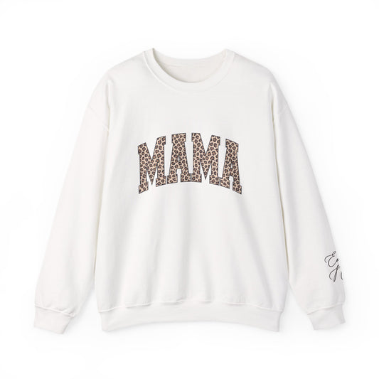 Mama Leopard Print Sweatshirt