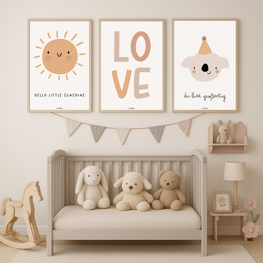 Kinderzimmer Poster als digitaler Download